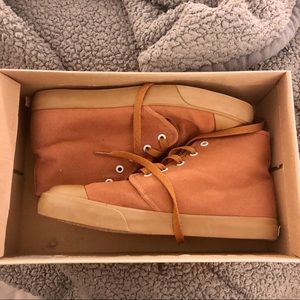 BANGS shoes high tops khaki